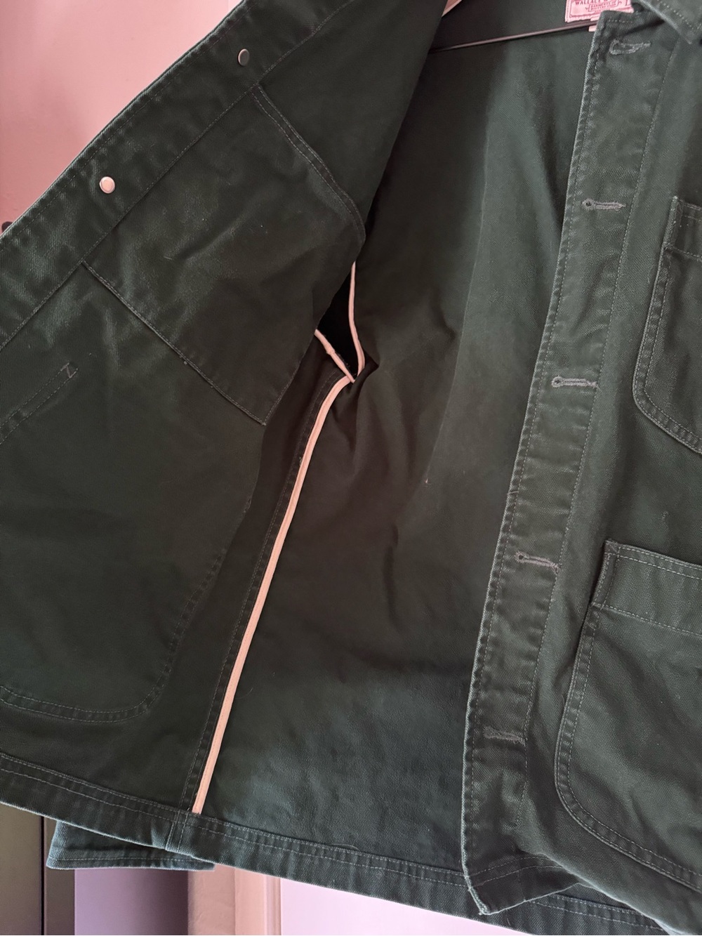 Wallace & Barnes Men's Chore Jacket sz L - Picture 4 of 5